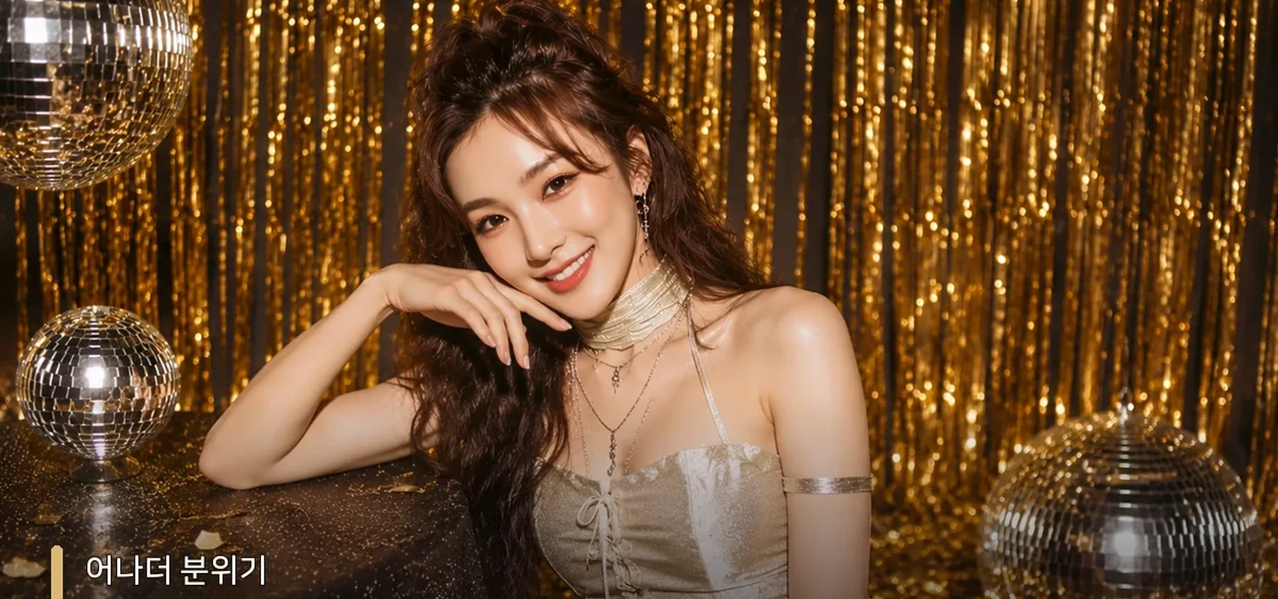 강남구구단 쩜오 어나더 안내 여성 모델 이미지 - 어나더 분위기