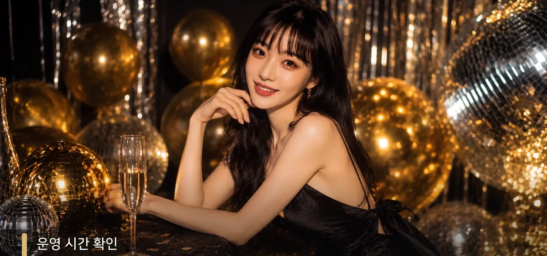 강남구구단 쩜오 영업시간 여성 모델 이미지 - 운영 시간 확인