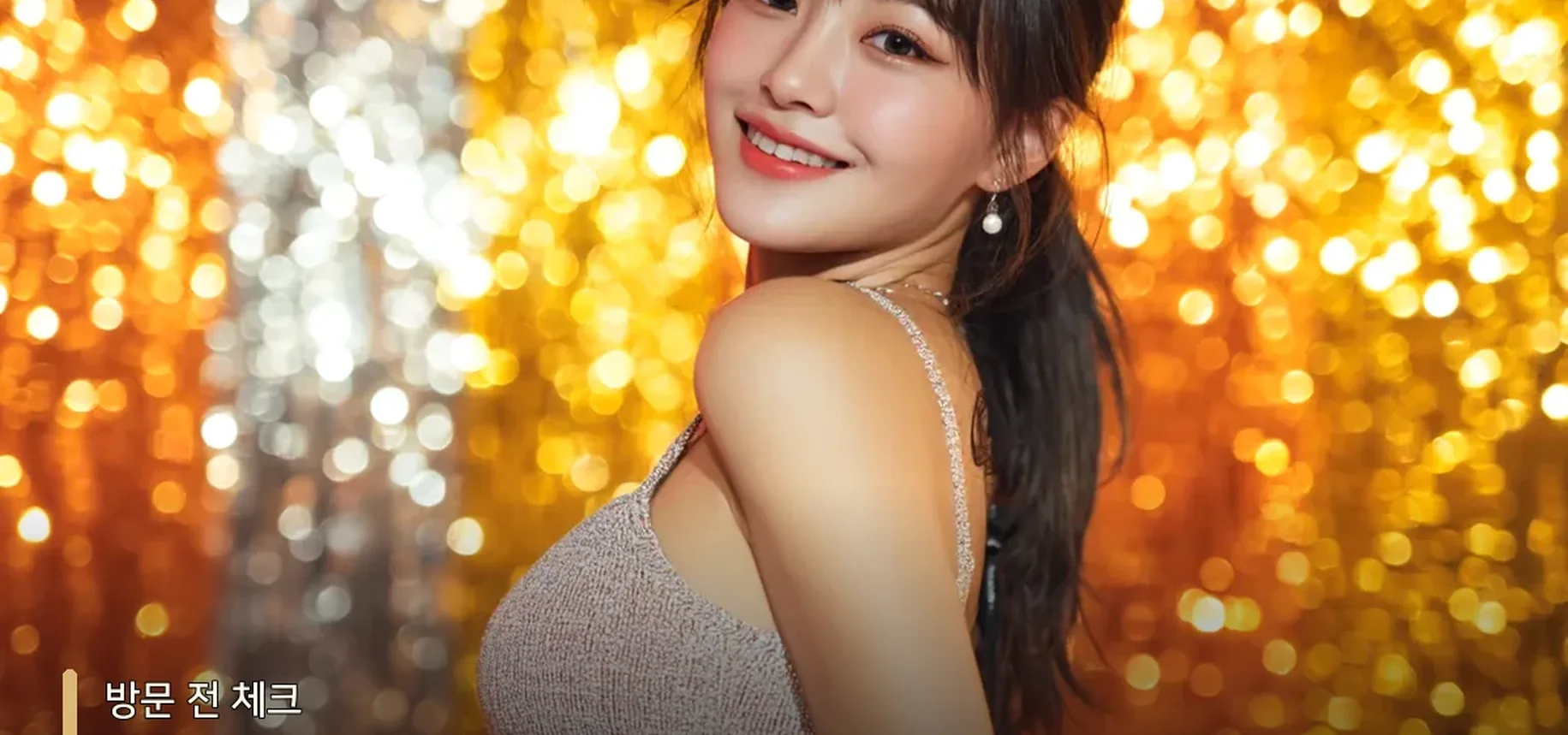 강남구구단 쩜오 레이블 안내 관련 여성 이미지 - 방문 전 체크
