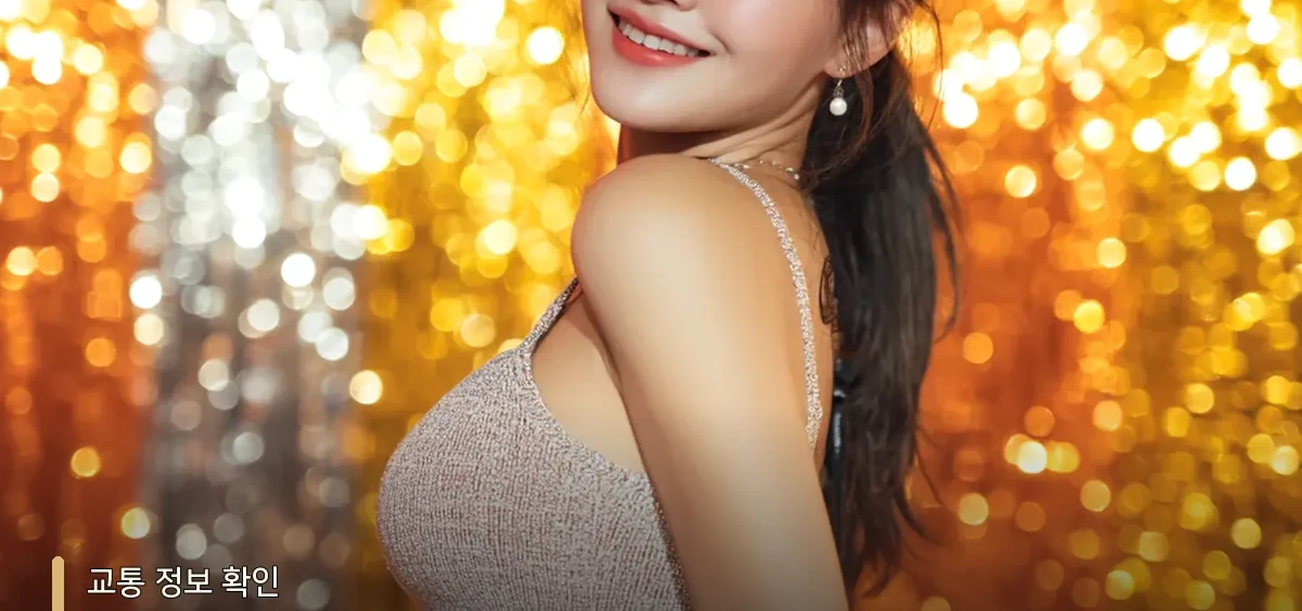 강남구구단 쩜오 위치 안내 관련 여성 이미지 - 교통 정보 확인